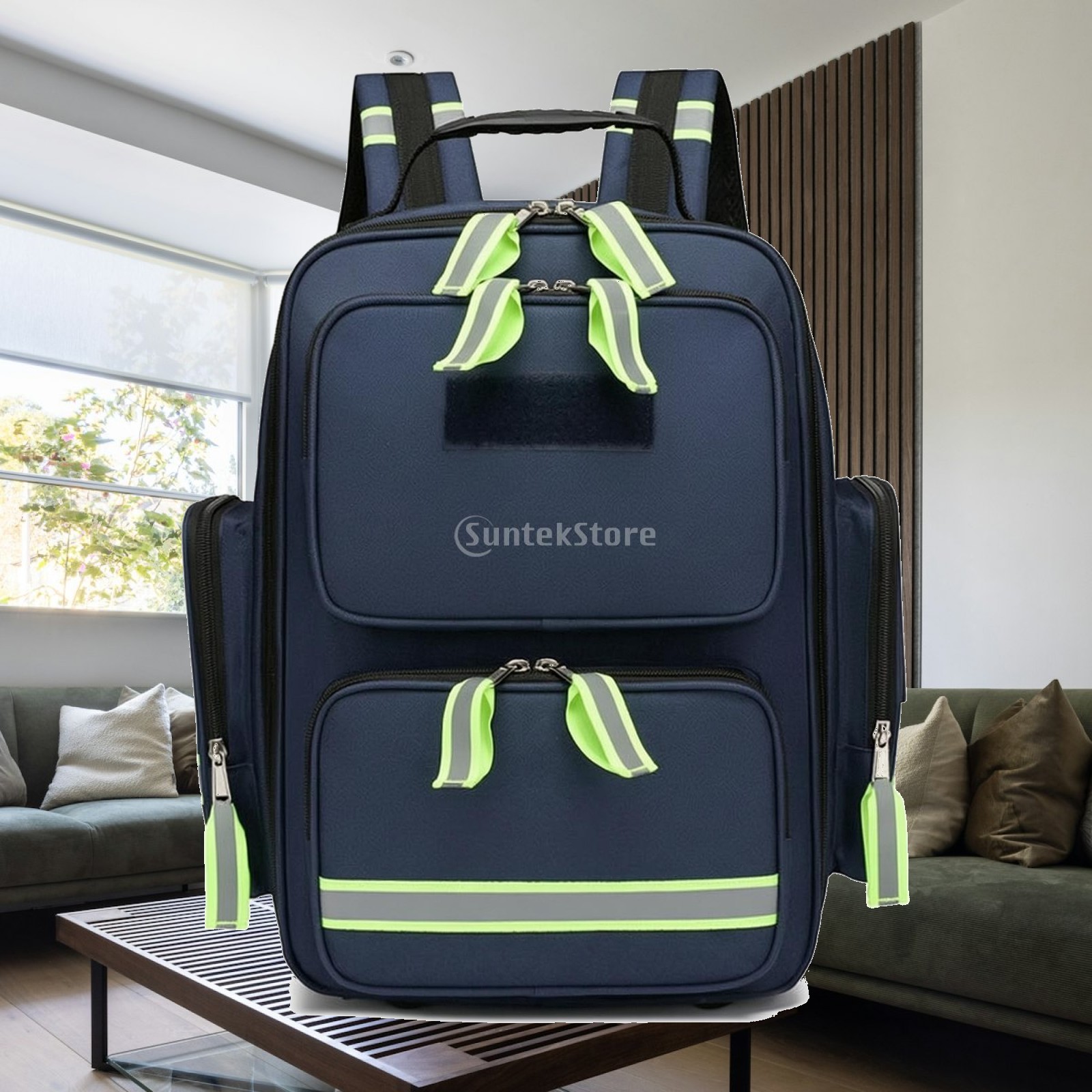 Shoulder Bag Structured - 救急バックパック 構造化された救急バックパック 緊急医療バッグ 防水医療バッグ ショルダーストラップ付き（中身は空）