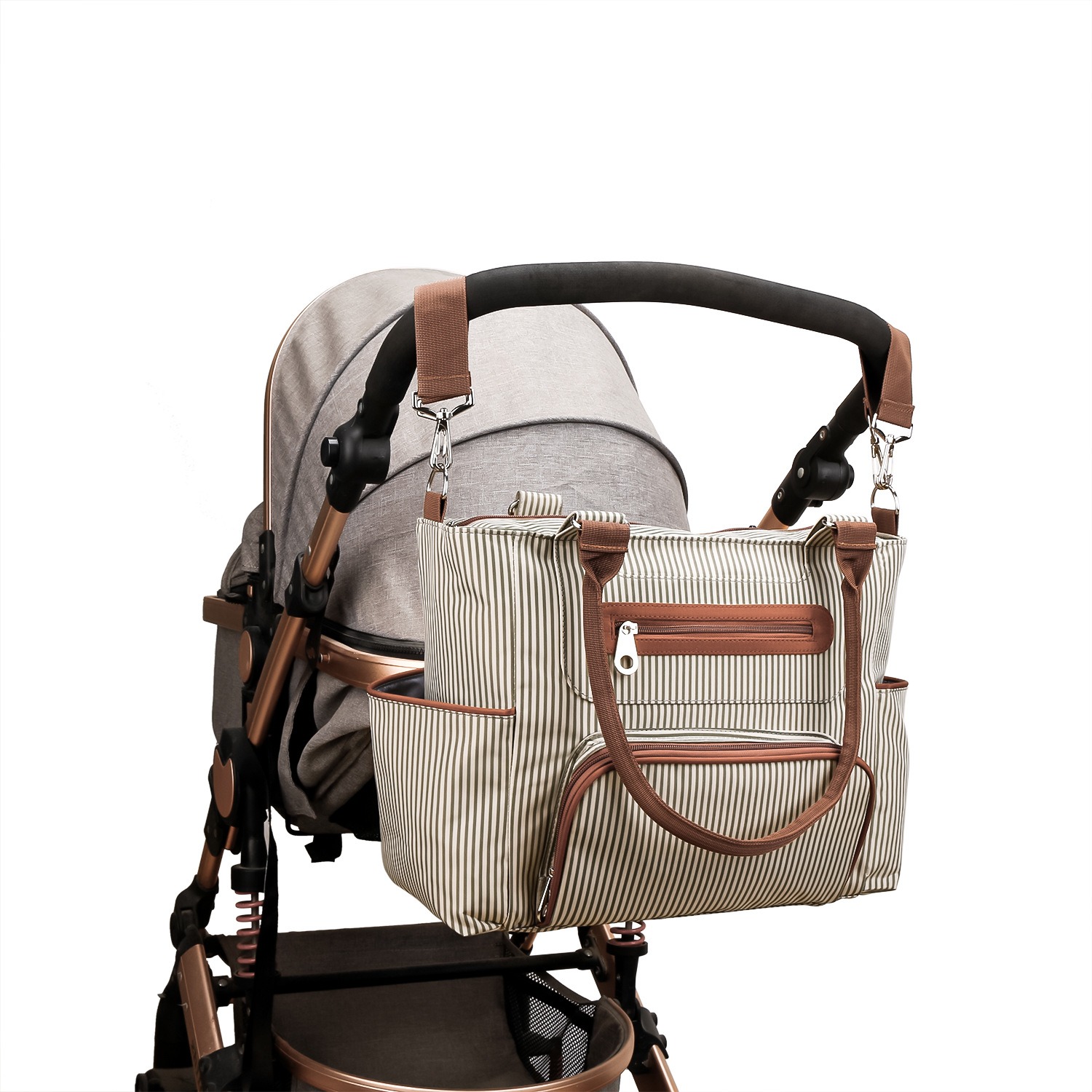 Shoulder Bag Structured - 女性ショルダーバッグ旅行 7 ピース/セットベビーおむつバッグ外出大容量新生児おむつバッグ交換パッド付き多機能