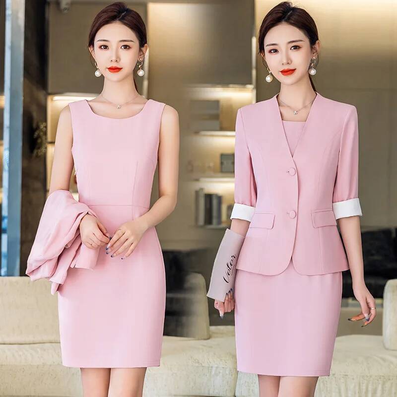 Women Formal Wear Stitching - プラスサイズ 5XL フォーマル レディース ビジネススーツ 春夏