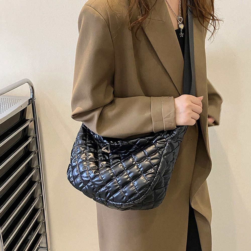 女性の大容量ショルダークロスボディバッグカジュアル脇の下バッ - Shoulder Bag Structured のレビューと価格
