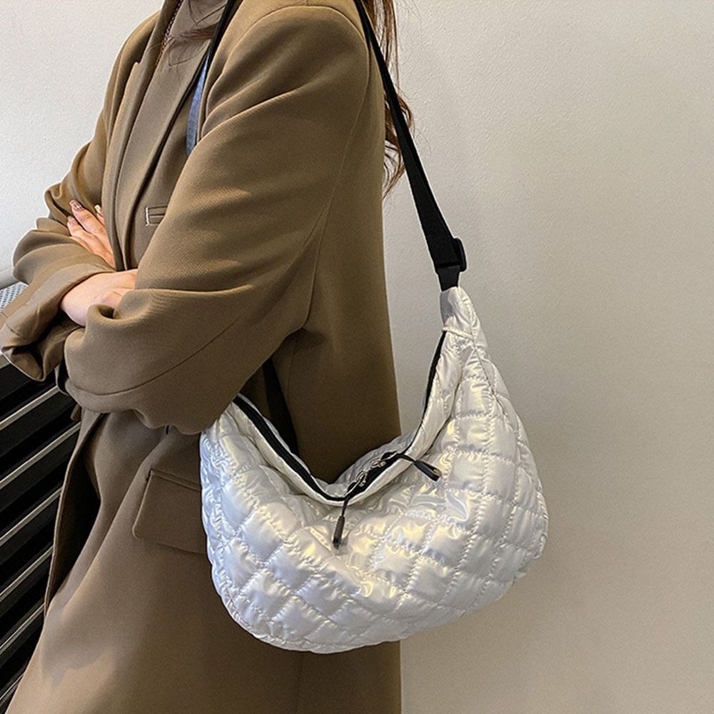 女性の大容量ショルダークロスボディバッグカジュアル脇の下バッ - Shoulder Bag Structured のレビューと価格