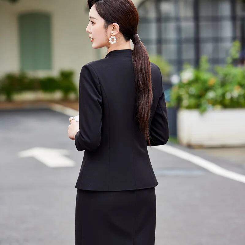 大きいサイズのフォーマルな秋冬用レディースビジネススーツ、ブ - Women Formal Wear Stitching のレビューと価格