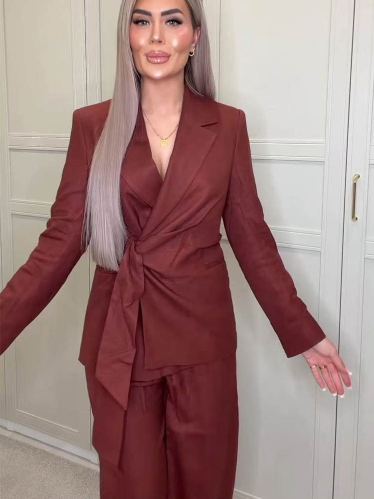 ファッションオフィスレディースブレザーパンツスーツエレガント - Women Formal Wear Office のレビューと価格