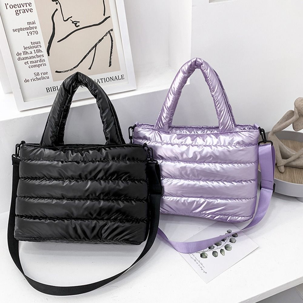レディース パファートートバッグ キルティング パフィーハン - Shoulder Bag Structured のレビューと価格