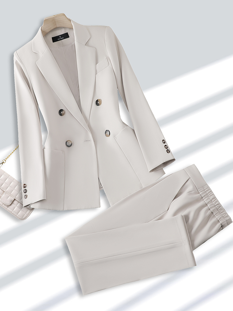 女性のためのブレザーとズボンのスーツ、オフィス、ビジネス、仕 - Women Formal Wear Office のレビューと価格