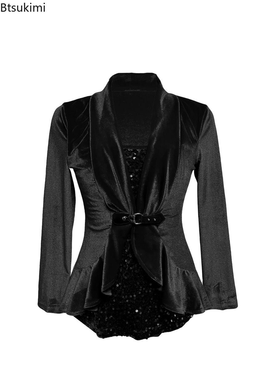 2026年新作レディースファッションセクシーなスパンコールコ - Women Formal Wear Stitching のレビューと価格
