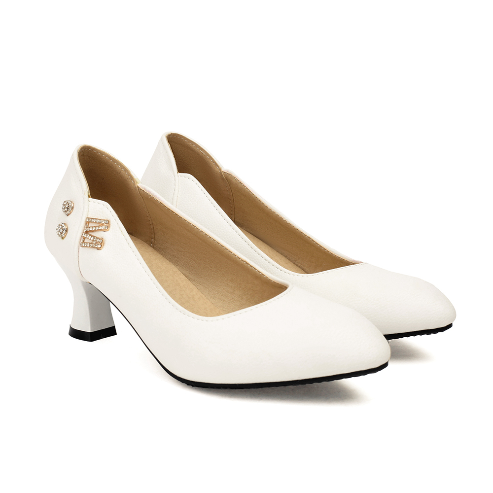 秋の成熟した女性向けパンプス 5cmヒール キトゥンヒール  - Formal Women Daily Wear Shoes のレビューと価格