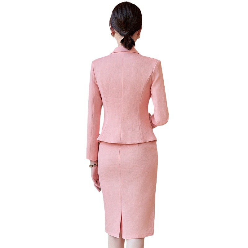 エレガントなフォーマルドレススーツ,オレンジ,青,ピンク,ダ - Women Formal Wear Office のレビューと価格
