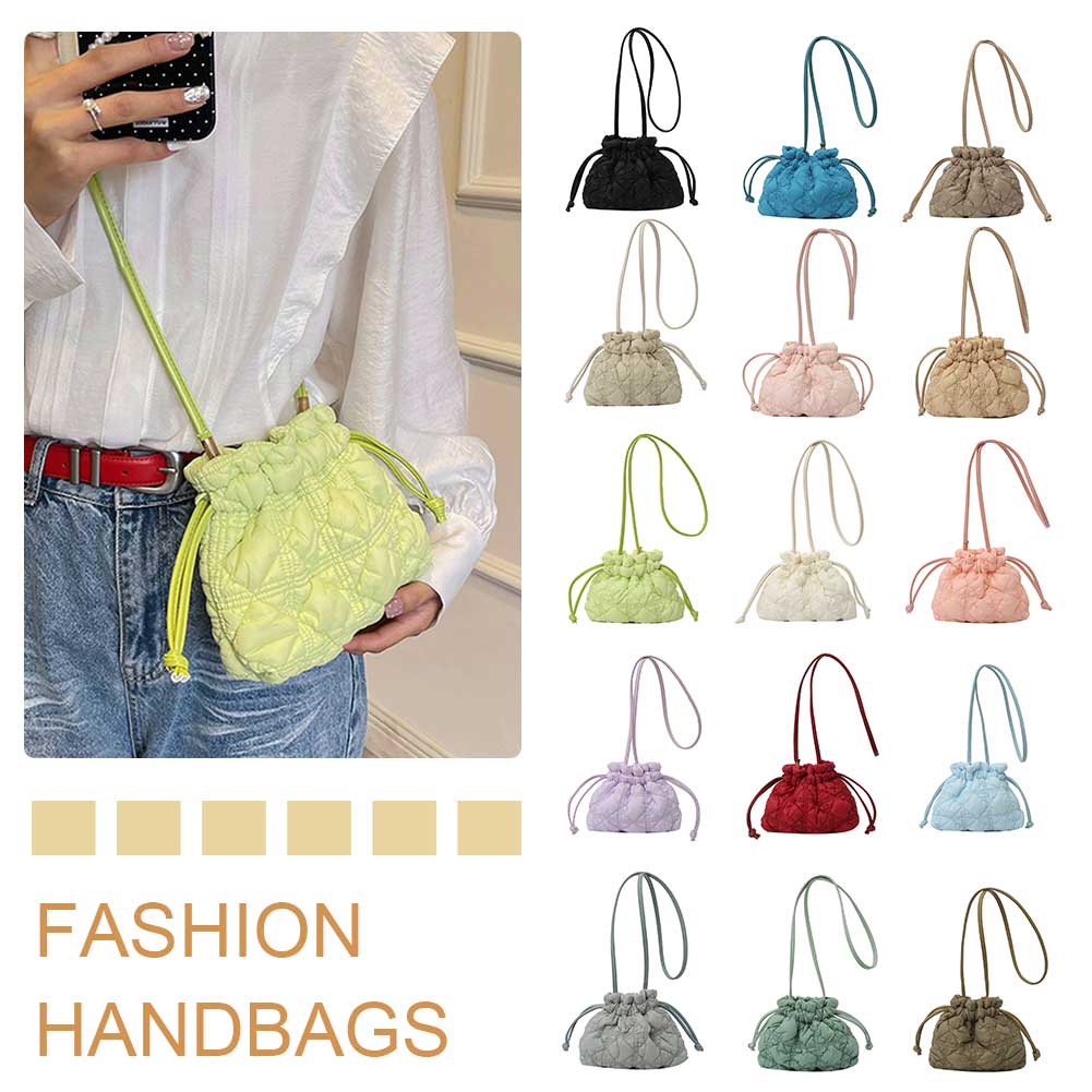 女性用巾着ショルダーバッグ,取り外し可能なストラップ,キルテ - Shoulder Bag Structured のレビューと価格