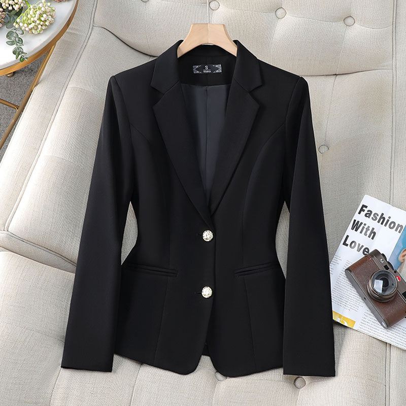 新しいファッション女性フォーマルブレザーレディースシングルブ - Women Formal Wear Office のレビューと価格